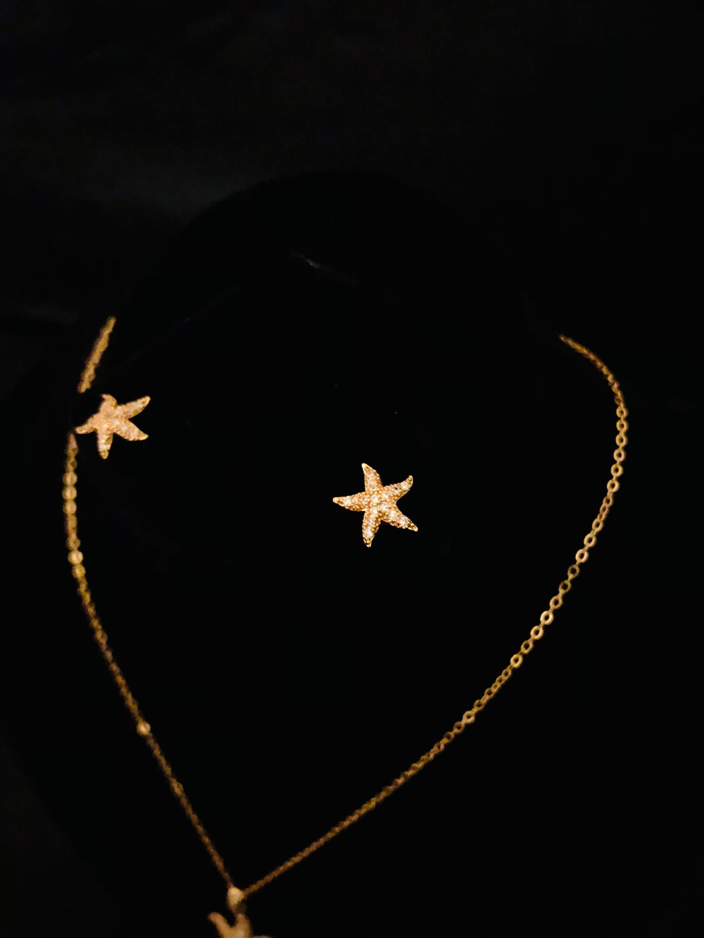 Starry Shore Elegance Pendant Set