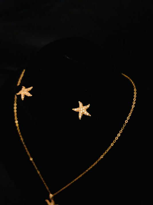 Starry Shore Elegance Pendant Set